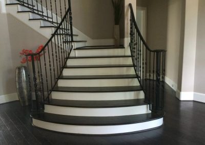 hard floor installation-beautiful stair and floor