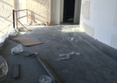 tile floor installation
